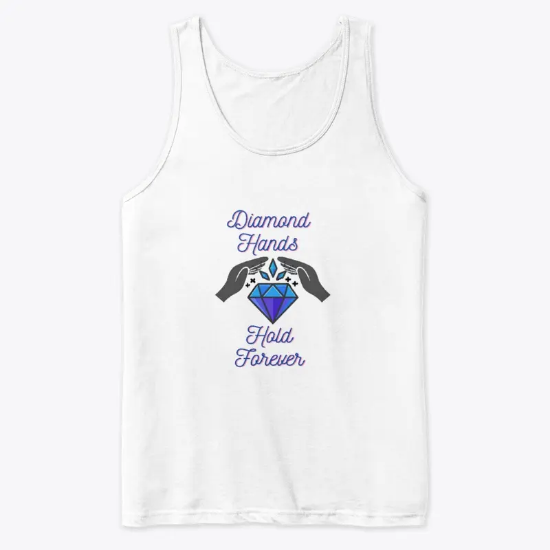 Diamond Hands Hold Ladies Tank Top